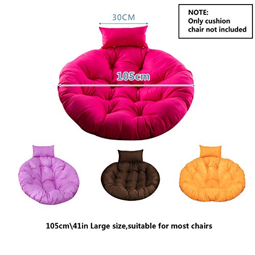 Coussin épais pour chaise hamac suspendue BeLoH en rotin