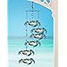 Accesorio Jardín Temático Timbre Jardín Sunset Vista Designs - Colección Kathy Hatch, Tema Velero Campana Viento Colores Azul Verde