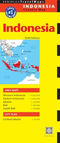 Indonesia Travel Map Sixth Edition