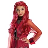 Disguise Disney Descendants Red Wig, Official Wicked Wonderland Halloween Costume Accessory for Kids