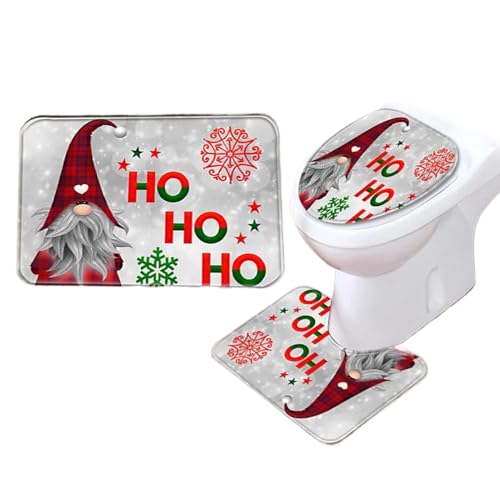 Housse de couvercle de toilettes de Noël pour une ambiance festive - 8