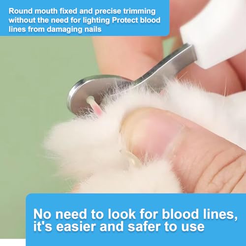 SpetngSake Krallenschere Katzen,Katzen Krallenschneider Sicherheits Edelstahl,Hundekrallen und Katzenkrallen Schneider,Hunde Katzen Nagelschere,Nagelknipser Katze für Welpen,Hasen und Meerschweinchen