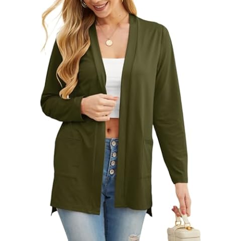 PrinStory Lightweight Long Sleeve Cardigan Cover