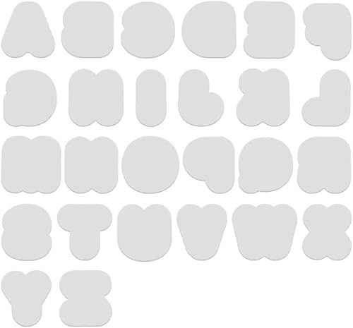 Miniatura 2 de Letra A a Z Molde Alfabeto Arenas movedizas Shaker Moldes de silicona Moldes de resina epoxi hallazgos Accesorios Suministros Fabricación de joyas