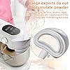 1Pcs Flour Funnel, Silicone Food-Grade | for KitchenAid Stand Mixer | Leak-Proof Large Capacity, Collapsible Design | Easy to Operate, Dishwasher Safe (White(1Pcs)) #5
