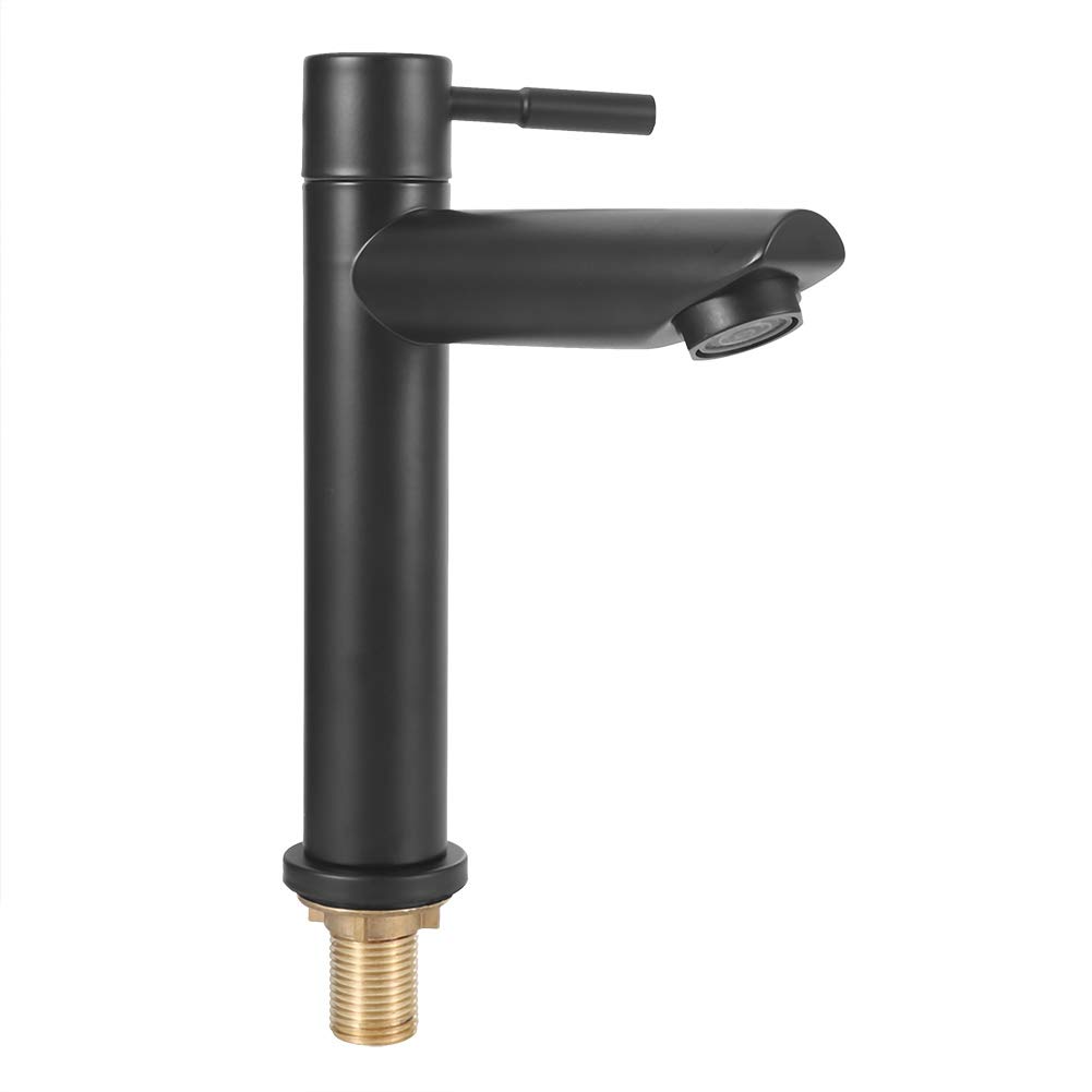 2in Kitchen Faucet Stainless Steel Water Tap Male Thread Single Cold Water Tap for Home Bathroom Basin Kitchen — view 9