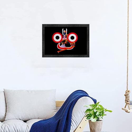 Image of Jagannath Photo Frame, Black, Sparkle Coated Laminations, 14x20 Inch 53