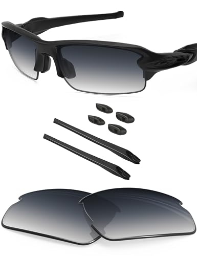 Image of BLAZERBUCK Replacement Lenses & Sock Kit for Oakley Flak 2.0 OO9295 Sunglasses