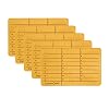 ImpressSeed 5 Pack of Cryptocurrency Cold Storage Seed Backup - Metal Stamp Plate (5pcs. Gold Color)