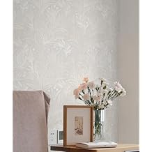 Dimoon 17.3" X 78.7" Peel and Stick Wallpaper Boho Contact Paper Vintage Beige Floral Neutral Papel Tapiz Waterproof Removable Self Adhesive Wall Paper for Bedroom Livingroom Cabinets Vinyl Roll
