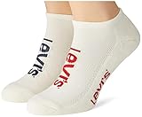 Levi's Unisex Kinder Quarter Sneaker Socken, 2er Pack, Blue Horizon, 35-38 EU