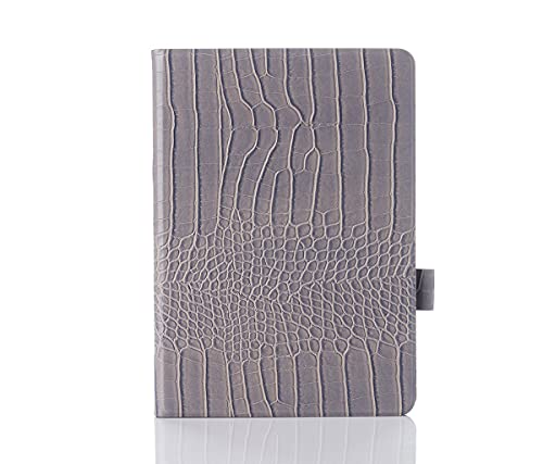 Chic Geeks iPad Case Crocodile Greyson Faux | Protective Cover for Every Generation - 100% Vegan Leather - A1474, A1475, A1476, A1566, A1567/ iPad Air 1st Gen & iPad Air 2 (2nd Gen)