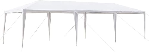 Tienda de campaña para fiestas sin paredes laterales, tiendas de campaña al aire libre para fiestas, bodas y cumpleaños, carpa blanca grande, carpa