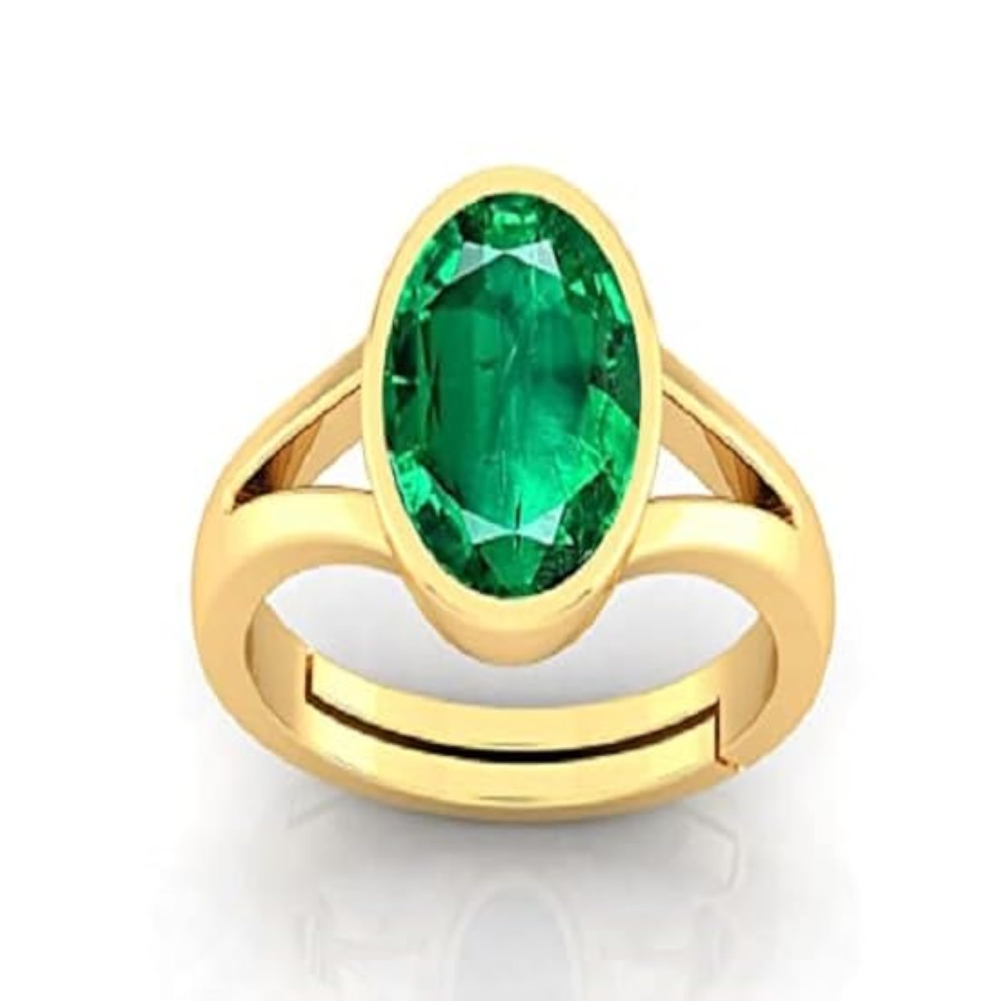 9.25 Ratti Panna (Emerald) Original Adjustable Ring