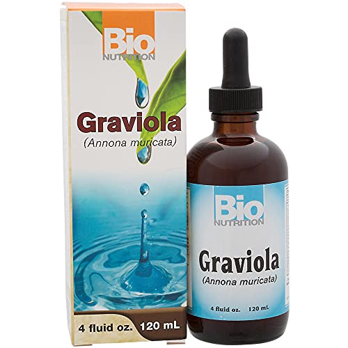Bio Nutrition Graviola (Annona Muricata) Liquid 4 Fluid Ounces | 750 mg Soursop