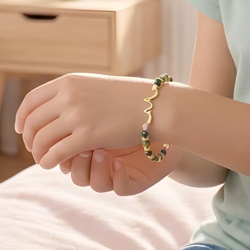 Uooar Wave Bracelets for Women, Through The Waves of Life, Sister Friendship Bracelet, Unique Birthday Bracelet Gift, Meaningful Jewelry Gift for Mom Daughter Grandma Friend by Uooar - Used condition - Image 8