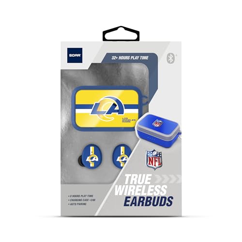 Image of SOAR NFL Wireless Sport Earbuds: Comfortable Fit & Convenient Charging