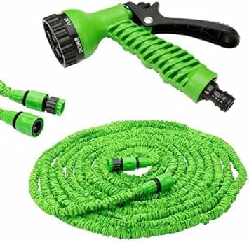Sc- 50Ft Hose Pipe Expandable Magic Hose Pipe Nozzle for Garden Wash Car Bike with Spray Gun