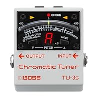 The industry-standard tuner for guitar and bass in an ultra-compact size for pedalboards. The display and tuning functions are identical to the world’s top selling stompbox tuner, the BOSS TU-3—the only thing eliminated is the pedal switch. 21-segmen...