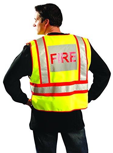 Occunomix Men Fire Safety Vests, Yellow/Red, X-Large 2X-Large Us #TOP1