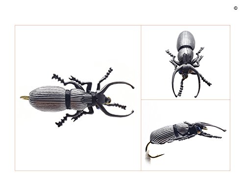 6 Isca Artificial Pesca de Fly Fishing Pesca Esportiva Peixes Predadores Traíra Tucunaré Black Bass