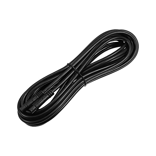 Image of X AUTOHAUX Car Rearview Camera 8 Pin 16.40ft 500cm Backup Camera Extension Cable Dash Camera Cord Wires PVC