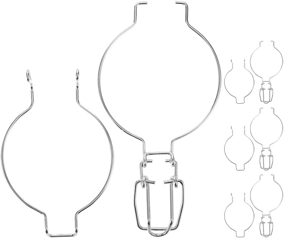 Wire Clamp Replacement for Wide Mouth Mason Jars 4-Pack Spring Sealed Canister Clips Stainless Steel Handles Airtight Jar Fastenings Random Buckle