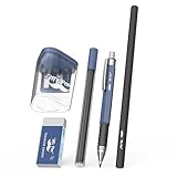 Mr. Pen- Mechanical Pencil Set, 5 pcs, 2.0mm Mechanical Pencil, 2.0mm Lead Refill, HB Pencil, Eraser, Sharpener, Mechanical Drafting Pencil, 2mm Mechanical Pencil for Drawing Mechanical Pencils