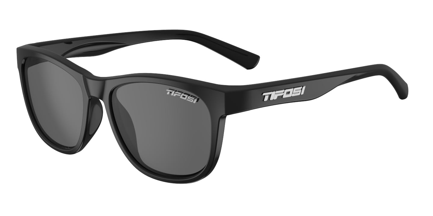 Tifosi Optics Swank Sunglasses (Satin Black/Smoke Lens - Polarized)