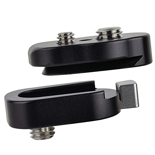 Image of Mini Quick Release Plate with ARRI Locating Pin - Perfect for Cameras, Monitors, and Video Lights, Accessories, Camera Cage with 1 /4 or 3 /8 Thread Connector
