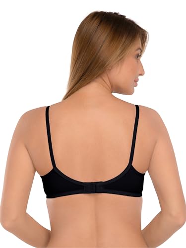 Image of DAISY DEE Women's Girls Cotton Non-Padded Wirefree Seamless Full Coverage Comfortfit Everyday Use T-Shirt Bra - NDSZN