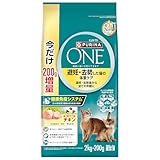 ピュリナワン キャットフード ドライ 避妊・去勢し猫の体重ケア チキン2kg+200g 増量パック(550ｇｘ4袋入) image