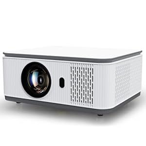 Projector with WIFI and Bluetooth, 4K 1080P Smart Movie Projector 600 ANSl Auto Keystone Quad-Core Compatible for iOS/Android/USB/HDMI/TV Stick