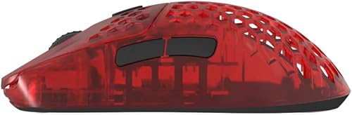 Miniatura 3 de G-Wolves Ratón inalámbrico para juegos HTX ACE (panal de miel, rojo rubí) Rojo (Ruby Red),Sapphire Blue,Blanco,Negro