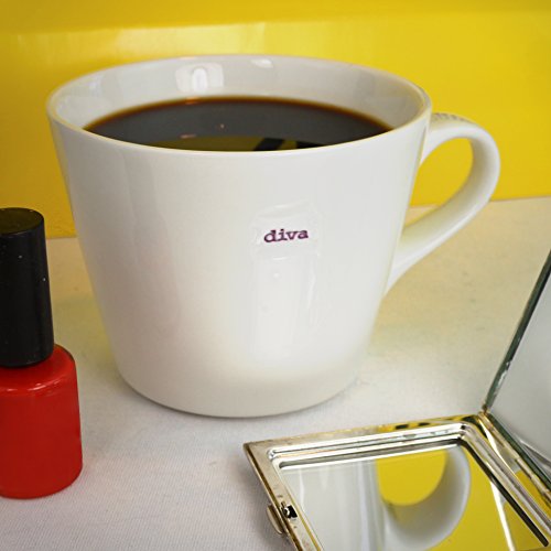 Taza estándar de porcelana blanca 350ml miniatura 2