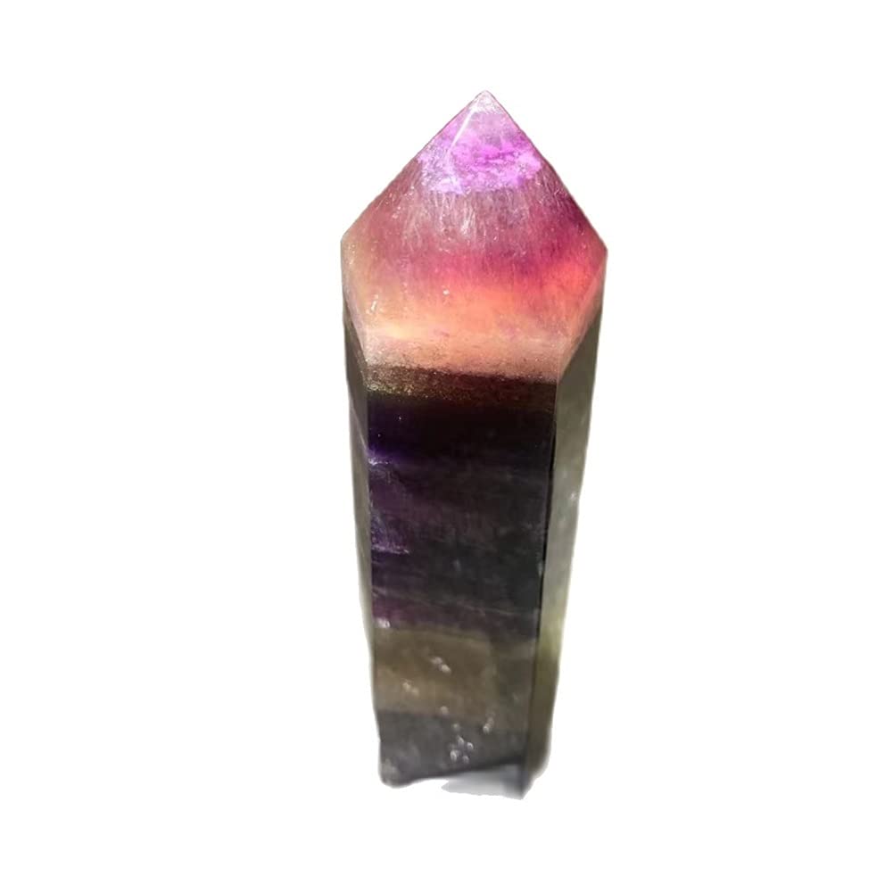 FFIME Natural Stones Crystal Purple Quartz Obelisk? Natural Stone Stone Ore?Home Decoration Crystal Stone (Color : 675g, Size : 1pc)