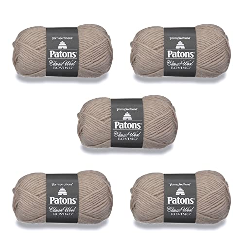 Patons Classic Wool Natural Yarn - 5 Pack of...