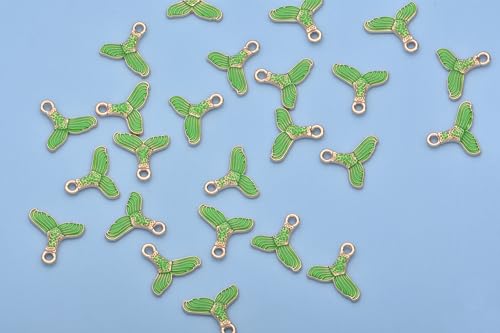 Image of Pack of 80 Mermaid Tail Enamel Charms Gold Plated Colored Pendants Hawaii Style Accessories for Necklace Bracelet Jewelry Making DIY Crafting