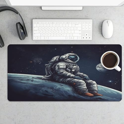 Astronaut Space Desk Pad Large Square de Caucho miniatura 5