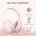 Gankoii Wireless Headphones, Bluetooth Over Ear Headsets with Microphone, Hi-Fi Audio, 60H Playtime, Touch Control, Foldable Lightweight, On-Ear Headphones for Girls Women, Travel, Work,