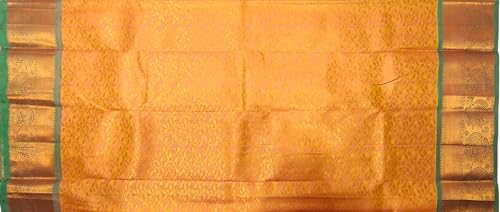 Image of VFCollections Women's Kanchipuram Silk Pure Pattu Sarees With Blouse