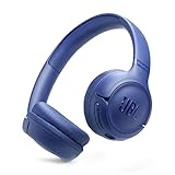JBL Tune 530BT - Wireless on-Ear Bluetooth® Headphones with JBL Pure Bass Sound, JBL App, 2 beamforming mics, Multi-Point Connection, Up to 76 Hours of Battery Life - Blue