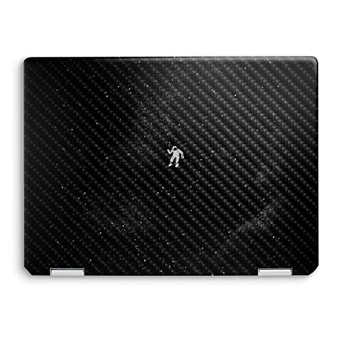 Image of MightySkins Carbon Fiber Skin Compatible with HP Spectre x360 14 inch (2022) Full Wrap Kit - Gravity | Protective, Durable Textured Carbon Fiber Finish | Easy to Apply | Made in The USA