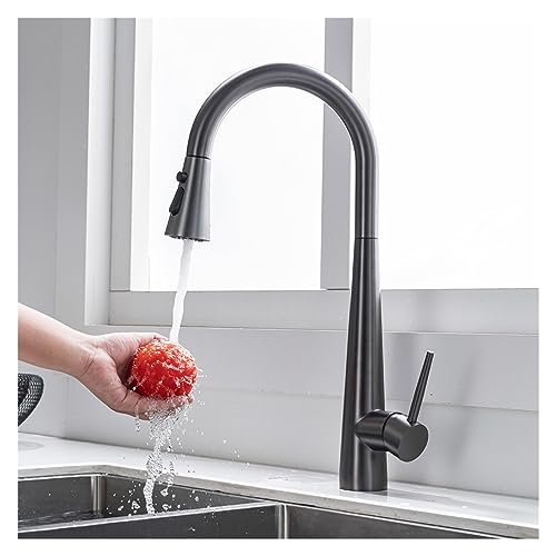 Robinet de cuisine multifonctionnel en or brossé pour îlot