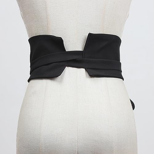 Women Japanese Obi Belt for Kimono Robe Yukata Wide Floral Wrap Tie Cinch Waistband Belts2