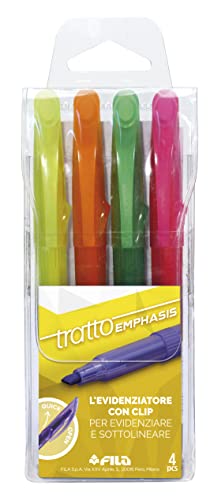 Tratto Emphasis, busta con 4 evidenziatori