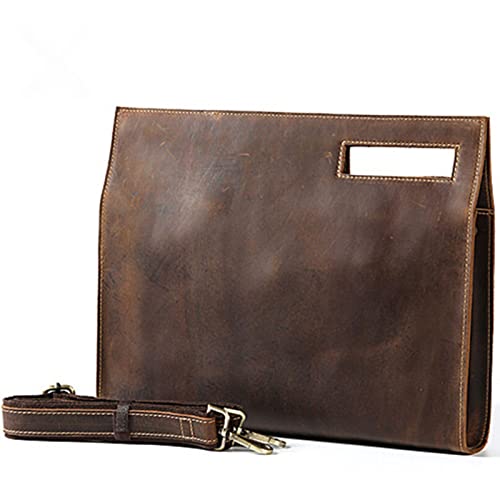 Briefcases Messenger Bags Laptop Bag Leather Men Man Cowhide Shoulder Handbag Retro Messenger Bags Male Briefcase Men Travel Bag Handbags