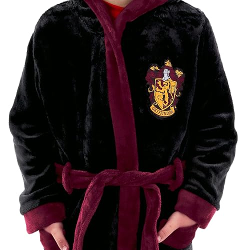 Harry Potter Robe | Gryffindor Kids Bathrobes | Hogwarts Fleece Robe3