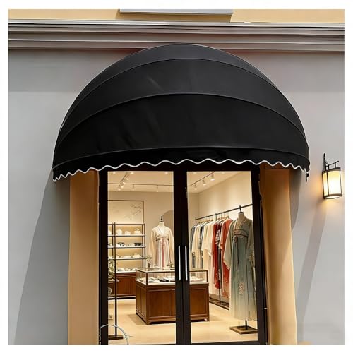 Auvent rétractable pour portes et balcons imperméable et résistant aux UV - 2