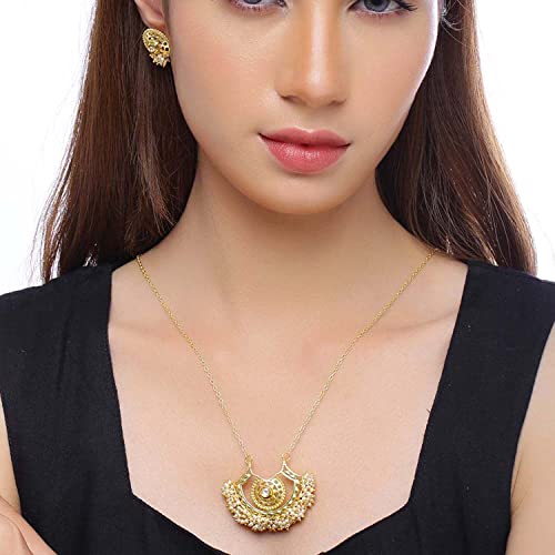Veerangana Antique Style Necklace Set